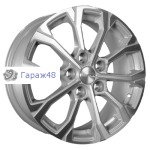 Khomen Wheels KHW1605 Toyota/Suzuki R16 / 6.5J PCD 5x114.3 ET 45 ЦО 60.1 Литые F-Silver-FP