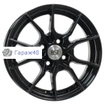 RST R014 Lada/Datsun R14 / 5.5J PCD 4x98 ET 33 ЦО 58.6 Литые Черный с полированной лицевой поверхностью