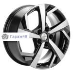 Khomen Wheels KHW1712 Jac/Москвич 3 R17 / 7J PCD 5x108 ET 40 ЦО 54.1 Литые Black-FP