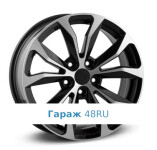 LegeArtis LX516 R18 / 7J PCD 5x114.3 ET 35 ЦО 60.1 Литые Черный с полированной лицевой поверхностью