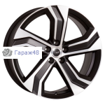 Lizardo 5601 R18 / 8J PCD 5x108 ET 45 ЦО 67.1 Литые Черный матовый с полированной лицевой поверхностью