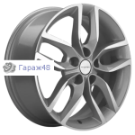Khomen Wheels KHW1708 Haval F7/F7x R17 / 6.5J PCD 5x114.3 ET 40 ЦО 64.1 Литые F-Silver-FP