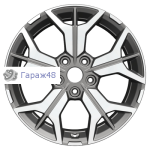 Khomen Wheels KHW1715 Kodiaq/Tiguan R17 / 7J PCD 5x112 ET 40 ЦО 57.1 Литые Gray-FP