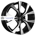 Khomen Wheels KHW1906 Changan CS85 Coupe R19 / 7J PCD 5x114.3 ET 45 ЦО 60.1 Литые Black-FP