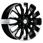 Khomen Wheels KHW2010 Pajero IV R20 / 8J PCD 6x139.7 ET 38 ЦО 67.1 Литые Black-FP