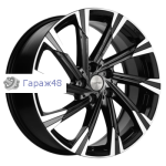 Khomen Wheels KHW1901 Chery Tiggo 7 Pro R19 / 7.5J PCD 5x108 ET 33 ЦО 60.1 Литые Black-FP