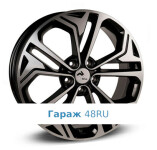 Replica Hy91 R19 / 8J PCD 5x114.3 ET 51 ЦО 67.1 Литые Черный с полированной лицевой поверхностью