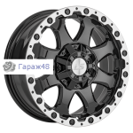 LS 1375 R17 / 8J PCD 5x150 ET 45 ЦО 110.1 Литые Черный с полированным ободом