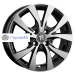 Replay VV393 R15 / 6J PCD 5x100 ET 40 ЦО 57.1 Литые Черный с полированной лицевой поверхностью