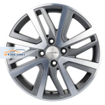 Khomen Wheels KHW1609 Stepway R16 / 6J PCD 4x100 ET 37 ЦО 60.1 Литые Gray-FP