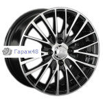 LS 768 R15 / 6.5J PCD 4x100 ET 45 ЦО 60.1 Литые Черный с полированной лицевой поверхностью