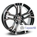 RST R029 R19 / 8.5J PCD 5x120 ET 30 ЦО 66.1 Литые Черный с полированной лицевой поверхностью