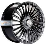 Khomen Wheels KHOMEN 2008 TURBO II Vito R20 / 8.5J PCD 5x112 ET 48 ЦО 66.6 Литые Dark Chrome