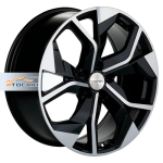 Khomen Wheels KHW2006 Q8 R20 / 8.5J PCD 5x112 ET 20 ЦО 66.5 Литые Black-FP