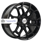 RST R072 LC R20 / 8.5J PCD 6x139.7 ET 25 ЦО 106.1 Литые Черный с полированной лицевой поверхностью