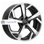 Skad KL-328 R18 / 7J PCD 5x108 ET 33 ЦО 60.1 Литые Черный с полированной лицевой поверхностью