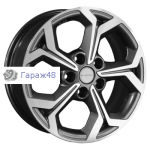 Khomen Wheels KHW1606 Mitsubishi R16 / 6.5J PCD 5x114.3 ET 46 ЦО 67.1 Литые Gray-FP