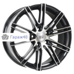 RST R187 JAC R17 / 7J PCD 5x108 ET 40 ЦО 54.1 Литые Черный с полированной лицевой повехностью