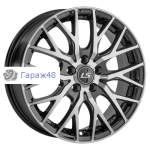 LS 1369 R16 / 6.5J PCD 5x100 ET 38 ЦО 57.1 Литые Черный с полированной лицевой поверхностью