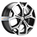 Khomen Wheels KHW1710 Haval F7/F7x R17 / 6.5J PCD 5x114.3 ET 40 ЦО 64.1 Литые Black-FP