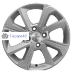 Khomen Wheels KHW1501 Logan/Sandero/Xray R15 / 6J PCD 4x100 ET 40 ЦО 60.1 Литые F-Silver