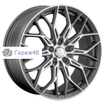 LS 1355 R15 / 6.5J PCD 4x98 ET 32 ЦО 58.6 Литые Графит матовый с полированной лицевой поверхностью