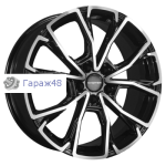 Khomen Wheels KHW1907 Haval Dargo R19 / 7.5J PCD 5x114.3 ET 40 ЦО 66.5 Литые Black-FP