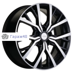 Khomen Wheels KHW1806 Chery Tiggo 4/Tiggo 7 Pro R18 / 7J PCD 5x108 ET 35 ЦО 60.1 Литые Black-FP