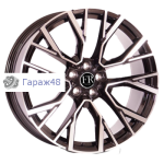 Replica B496 R21 / 10.5J PCD 5x112 ET 43 ЦО 66.6 Литые Черный с алмазной обработкой лицевой части