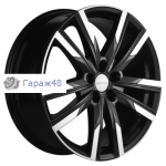 Khomen Wheels KHW1905 NX/RAV4 R19 / 7.5J PCD 5x114.3 ET 40 ЦО 60.1 Литые Black-FP