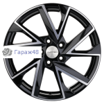 Khomen Wheels KHW1714 CX5/Seltos/Optima R17 / 7J PCD 5x114.3 ET 50 ЦО 67.1 Литые Black-FP