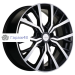 Khomen Wheels KHW1806 Koleos R18 / 7J PCD 5x114.3 ET 35 ЦО 66.1 Литые Black-FP