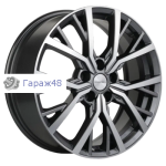Khomen Wheels KHW1806 Kodiaq/Tiguan R18 / 7J PCD 5x112 ET 43 ЦО 57.1 Литые Gray-FP
