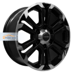 Khomen Wheels KHW1817 Foton G7 R18 / 7.5J PCD 6x139.7 ET 30 ЦО 108.1 Литые Black-FP