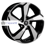 Replay SB55 R18 / 7J PCD 5x114.3 ET 48 ЦО 56.1 Литые Черный с полированной лицевой поверхностью