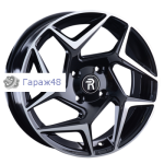 Replay FD172 R16 / 6J PCD 4x108 ET 37.5 ЦО 63.3 Литые Черный с полированной лицевой поверхностью