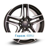 Neo 723 R17 / 7.5J PCD 5x112 ET 42 ЦО 66.6 Литые Черный с полированной лицевой поверхностью