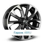 LegeArtis MZ93 R17 / 7J PCD 5x114.3 ET 50 ЦО 67.1 Литые Черный с полированной лицевой поверхностью