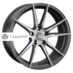 LS RC35 R18 / 8J PCD 5x112 ET 40 ЦО 66.6 Литые Графит матовый с полированной лицевой поверхностью