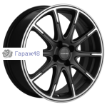 Khomen Wheels KHW1707 Lada Vesta Cross R17 / 6.5J PCD 4x100 ET 43 ЦО 60.1 Литые Black-FP matt