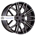 Khomen Wheels KHW2101 Cayenne R21 / 9.5J PCD 5x130 ET 46 ЦО 71.6 Литые Black-FP
