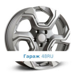 LegeArtis H519 R18 / 7.5J PCD 5x114.3 ET 45 ЦО 64.1 Литые Графит с полированной лицевой поверхностью