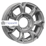 Khomen Wheels KHW1505 Jimny R15 / 5.5J PCD 5x139.7 ET 5 ЦО 108.1 Литые F-Silver-FP