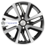 Khomen Wheels KHW1609 XRay R16 / 6J PCD 4x100 ET 41 ЦО 60.1 Литые Black-FP