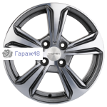 Khomen Wheels KHW1502 Vesta R15 / 6J PCD 4x100 ET 50 ЦО 60.1 Литые G-Silver-FP