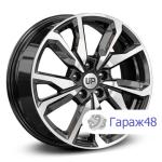 LS Up114 R17 / 7J PCD 5x114.3 ET 40 ЦО 66.1 Литые Черный с полированной лицевой поверхностью