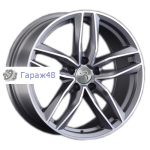 Replay A102 R18 / 8J PCD 5x112 ET 25 ЦО 66.6 Литые Графит матовый с полированной лицевой поверхностью