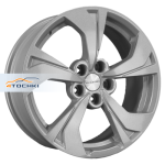 Khomen Wheels KHW1724 I40/CX5/ASX5 R17 / 7J PCD 5x114.3 ET 45 ЦО 67.1 Литые F-Silver