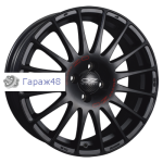 OZ Superturismo GT R17 / 8J PCD 5x112 ET 35 ЦО 75 Литые Черный матовый с красной надписью