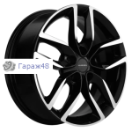 Khomen Wheels KHW1708 XCeed R17 / 6.5J PCD 5x114.3 ET 40 ЦО 67.1 Литые Black-FP